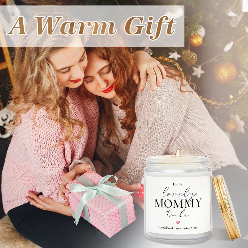 Mom to Be Gift هدايا الحمل للأمهات لأول مرة - شمعة معطرة باللافندر أفضل الهدايا لتوقع أن تكون الأم الجميلة هدية للنساء الحوامل - Image 2